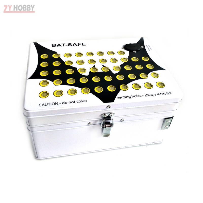 BAT-SAFE  LiPo Batteries Safe Charging case for 2pcs  6S 5000mAh bat