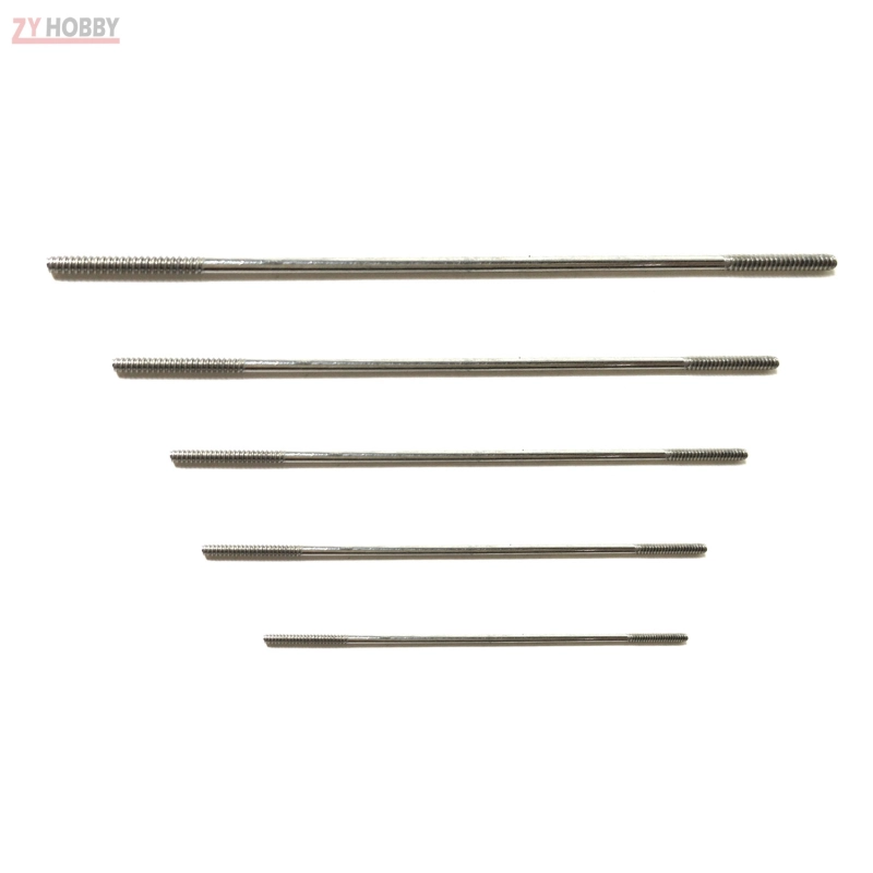 5pcs M2 Metal Push-pull Rods 60mm 90mm 150mm For RC Airplane Stable Connection Rod