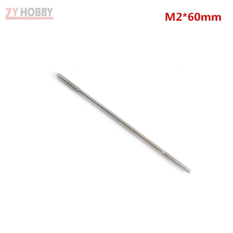 5pcs M2 Metal Push-pull Rods 60mm 90mm 150mm For RC Airplane Stable Connection Rod