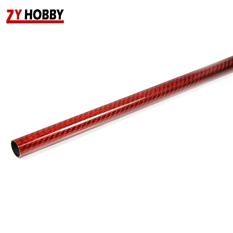 2pcs Colored Carbon Fiber Tube 3K Glossy Surface -1000mm