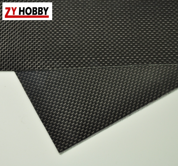 1mm Thickness Carbon Fiber Plate/Panel/Sheet Glossy 3K Plain Weave