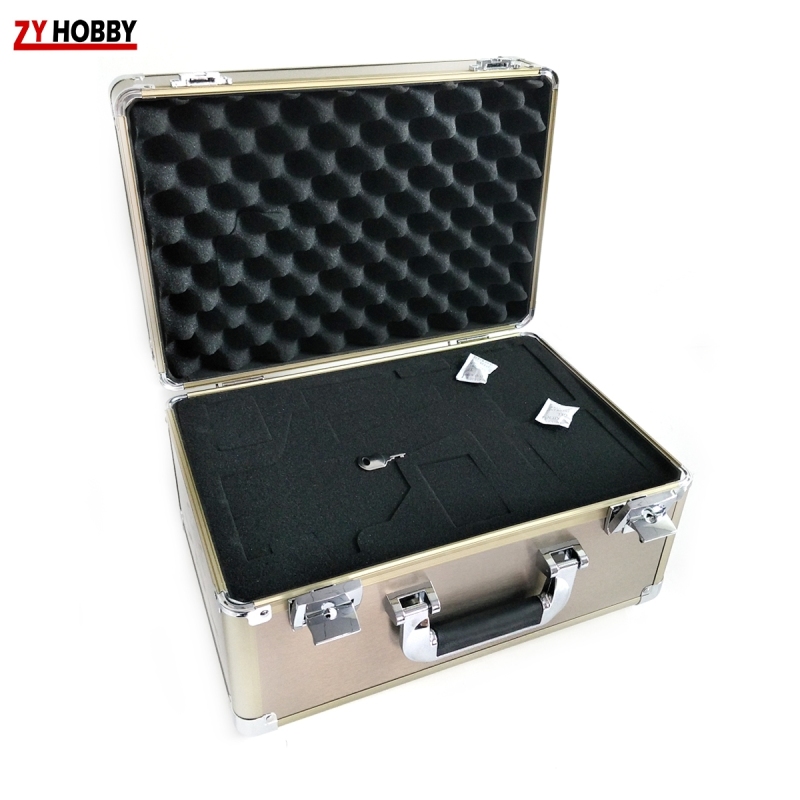 Portable Carry Aluminum Remote Control Case for Futaba 7PX