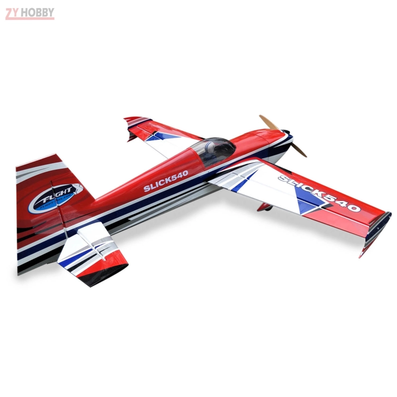 Slick 78inch 35-50cc Gasoline 7Channels ARF Balsa Wood Fixed Wing RC Airplane Red/ Gray