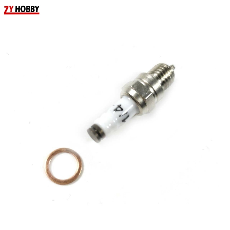 RCEXL 1/4-32 Spark Plug for Ignition Nitro Engine Turned Gasoline