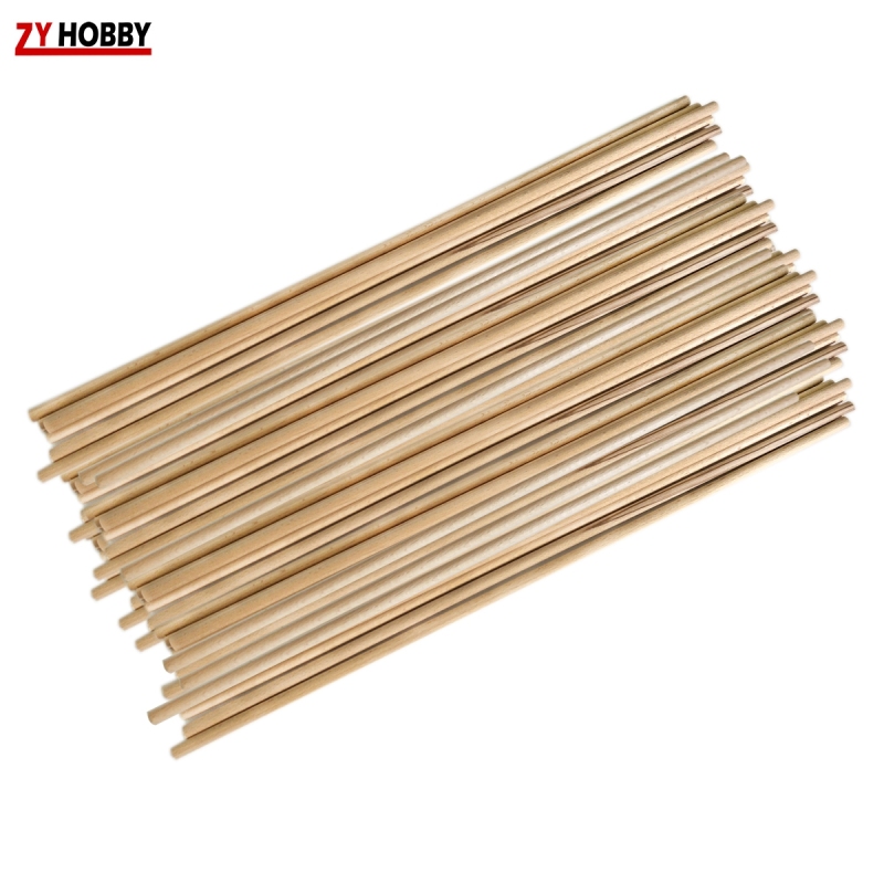 10pcs Beech Wood Sticks Diameter from 5mm to 35mm