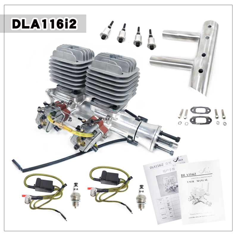 DLA116i2 Twin in Line model Engine