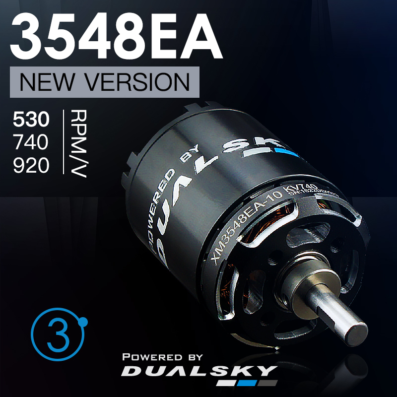 DUALSKY XM3548EA Version 3 RC Model Burshless Motor 530/740/920kv