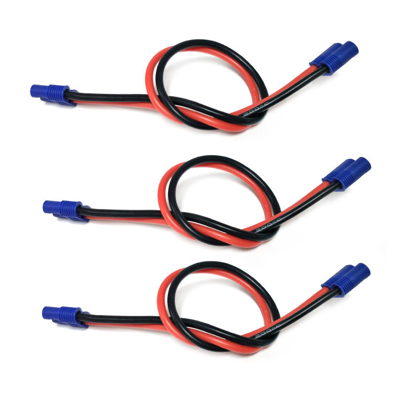 EC3 male to female 14AWG Silicone Extension Wire