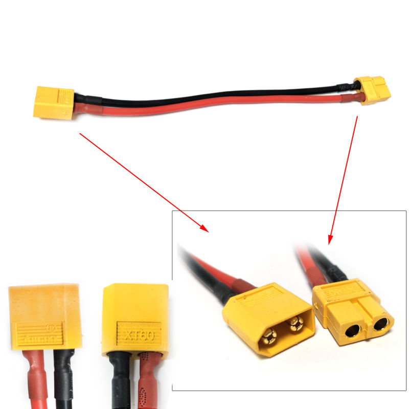 XT60 male to female 14AWG Silicone Extension Wire