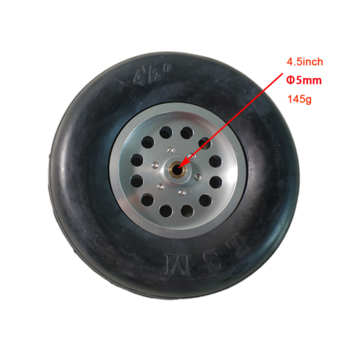 1Pair Durable Rubber Wheels for RC Plane - Size 1.7~6inch to Pick