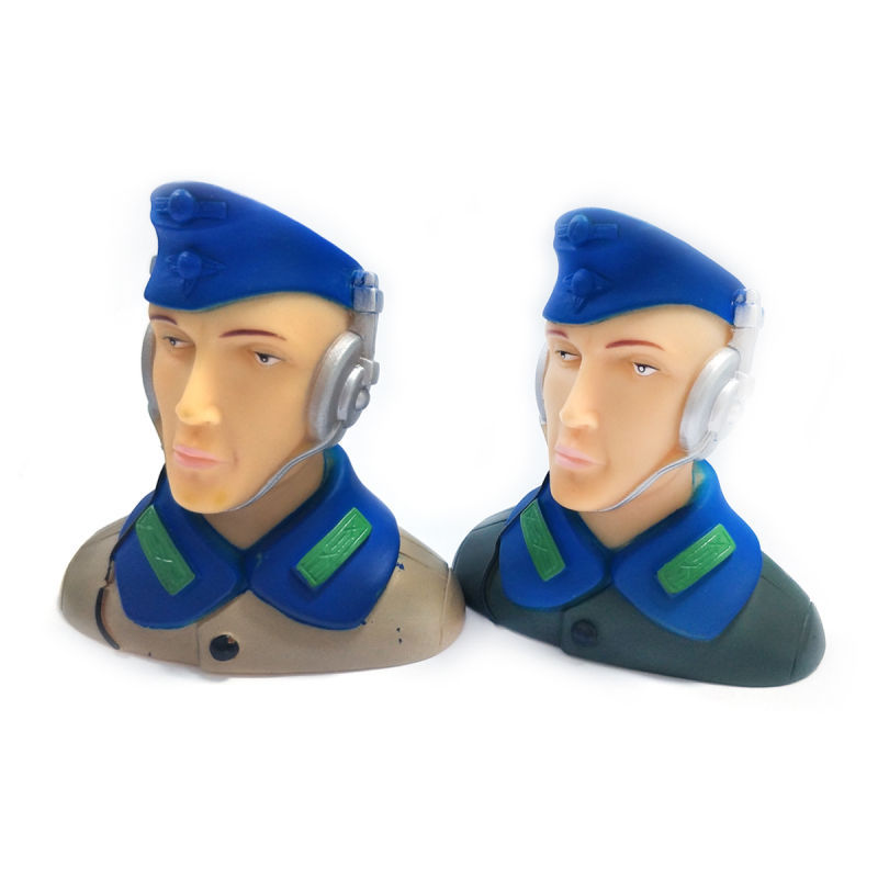 1/6 Scale Pilots Figures with Headset L68*W41*H70mm