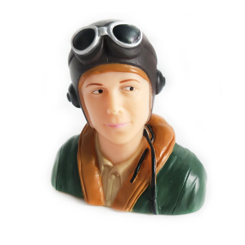 1/6 Scale WWII Pilots Figure L67*W40*H66mm