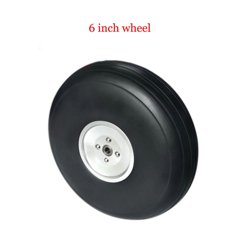 5.5/6/7/8.5inch Aluminum Hub PU Wheel with Metal Bearing