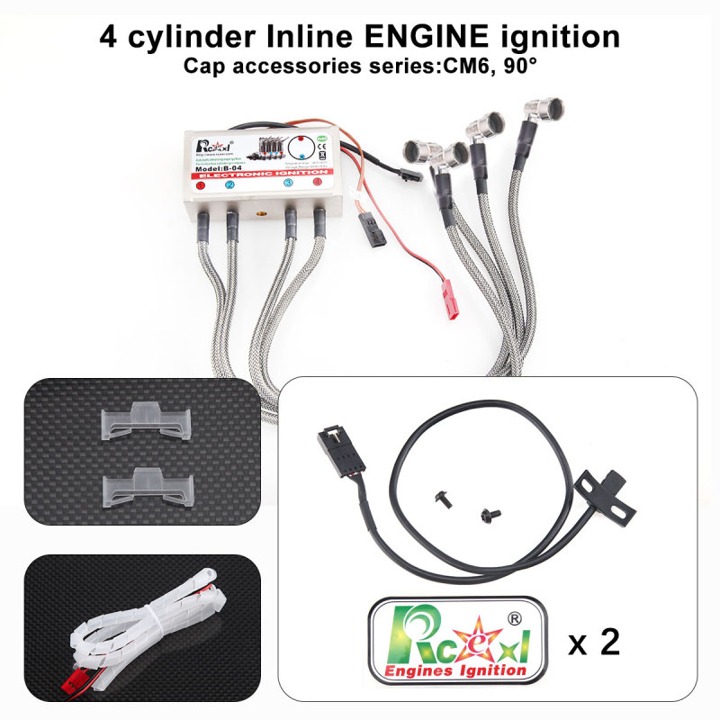 RCEXL 4 Cylinders Inline Ignition CDI 90/120 for NGK CM6/1/4 -32