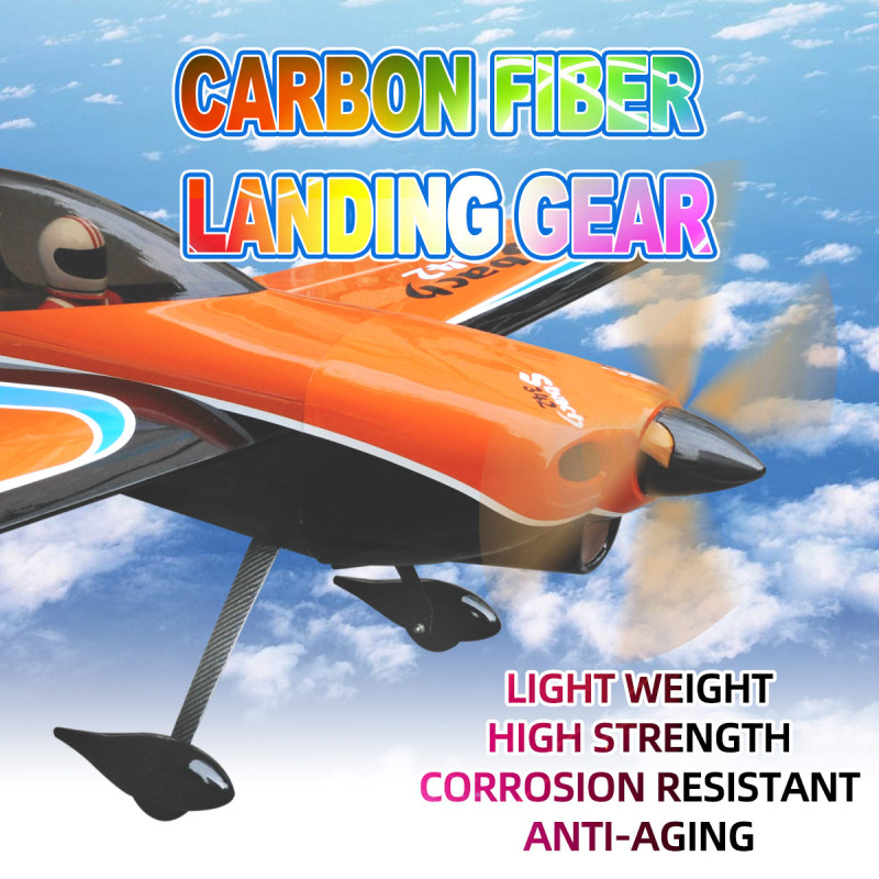 3K Carbon Fiber Landing Gear for YAK 26cc-35cc / 50cc / 80cc