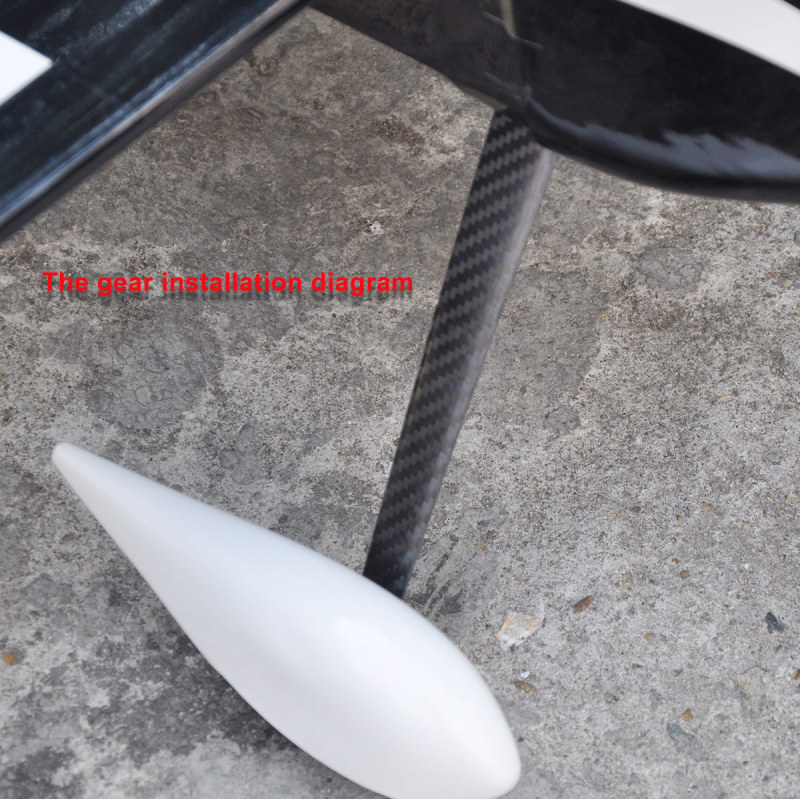 Carbon Fiber Landing Gear Undercarriage For Yak 30E 50E 90E Electric Airplane