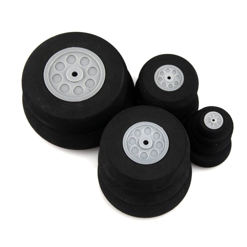 1 Pair Super Light Sponge Wheels with Nylon Hub -ZYHOBBY