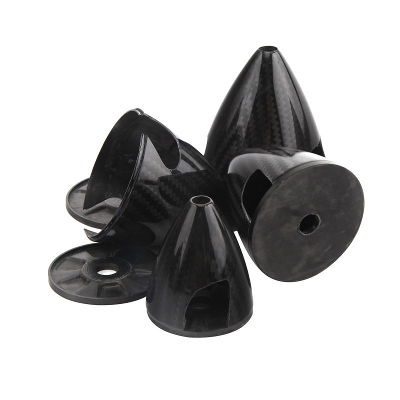 1.75 to 7inch 3K Surface Carbon Fiber Spinners for 2 Blade Propeller