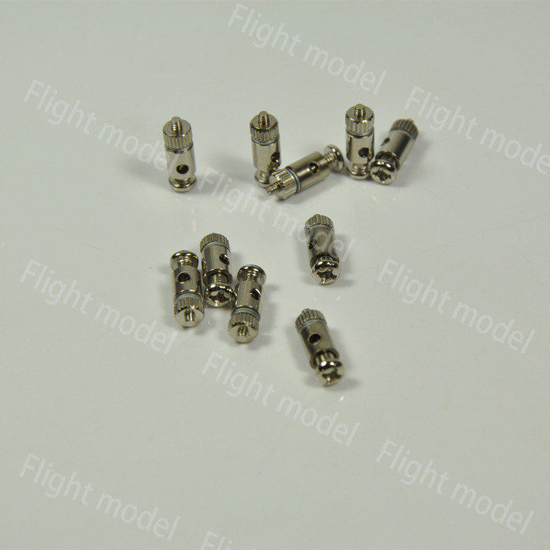 10pcs/set 2.1mm Pushrod Linkage Stopper Servo Connectors FOR RC Airplane Helicopter