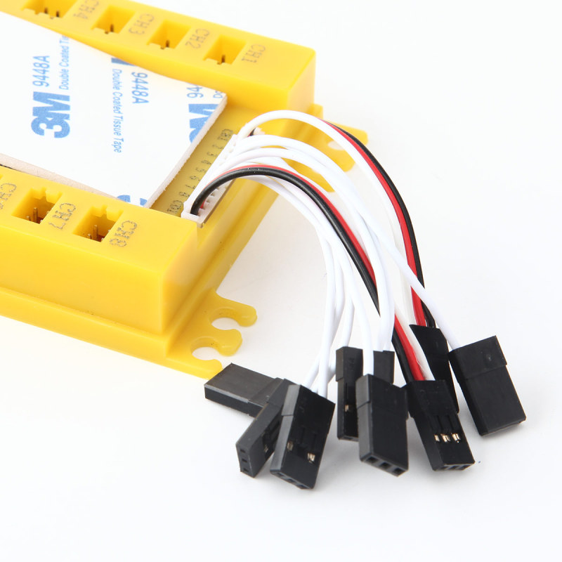 Mini Power DP UBEC 4.8-9.7V Servo Section Board with Dual Power Input Wire 4105#