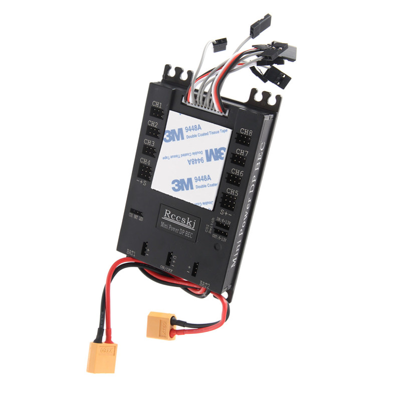 Rccskj E2104 Mini Power DP Bec Servo Section Board 8 channels input 16 channels output