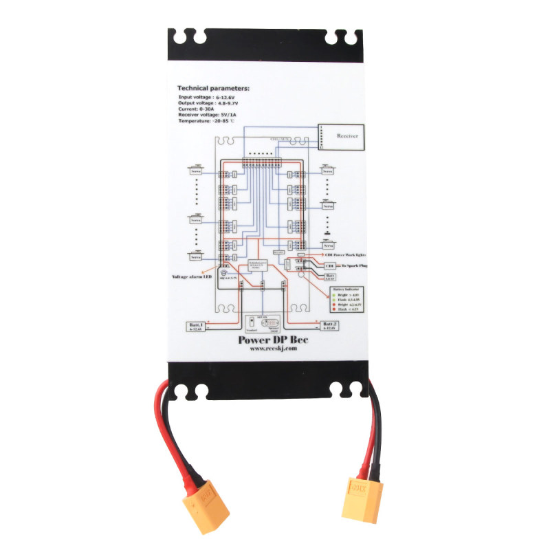 Rccskj E3102 DP Servo Section Board Integrated CDI and BEC