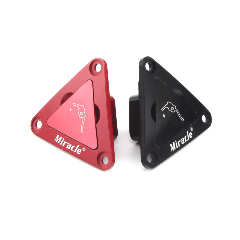 Miracle Metal Triangle Fuel Dot for Airplane Anodized Aluminum Magnetized Cover
