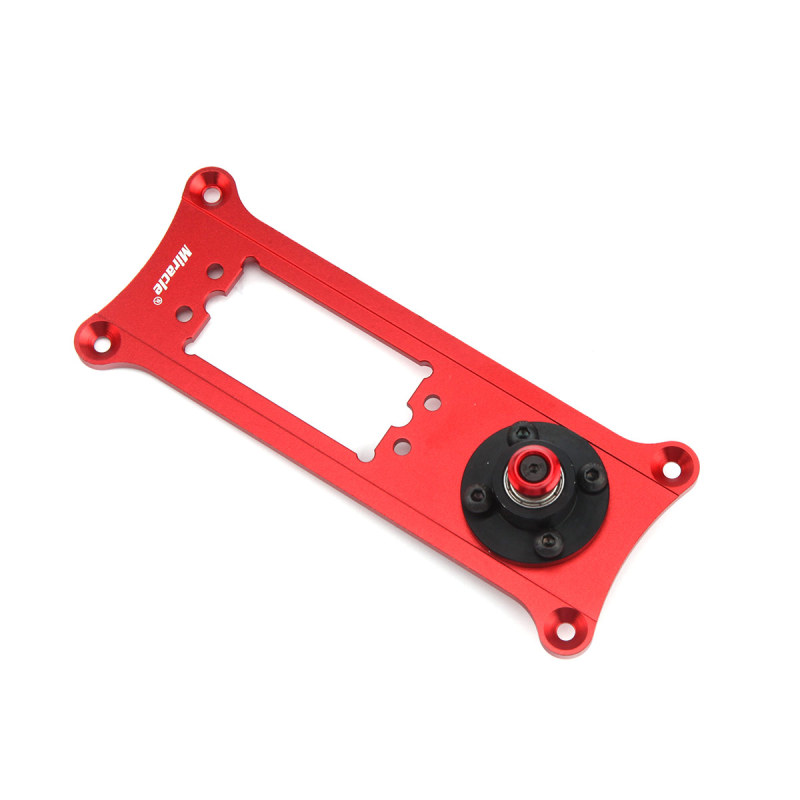 Miracle Anodized Servo Rudder Tray KIT with 4inch Double Arm for RC Model