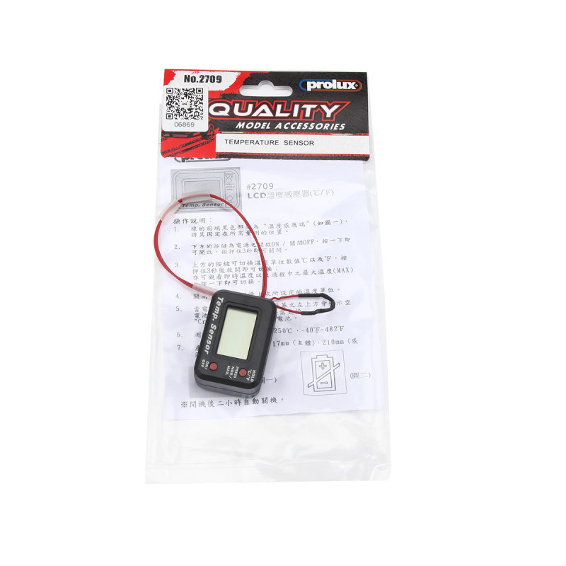 Prolux PX2709 LCD Temperature Sensor -40 ~250 Celsius Degree For RC Model