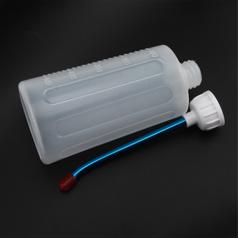 Nitro Fuel Filler 500CC Fuel Bottle For RC Vehicles Cars Trucks With Cap