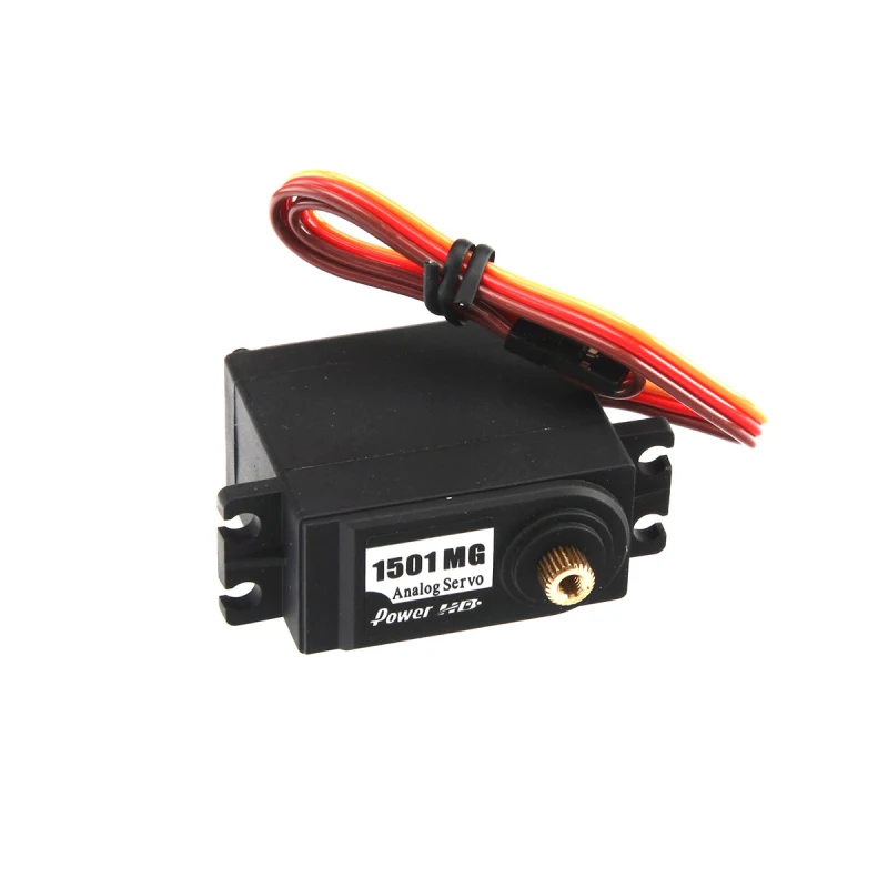 Power HD-1501MG High Torque Analog Servo 17kg/cm 1.14s Copper Gear For 1:10 1:8 RC Cars Robot