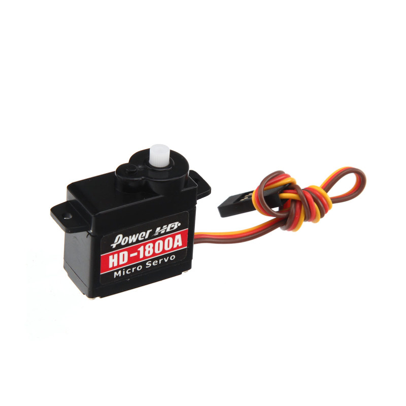 Power HD-1800A High Speed Micro Analog Servo Compatible with FUTABA/JR