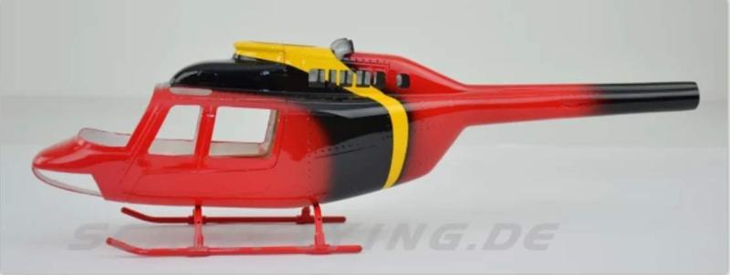 B206 450 Pre-Painted fuselage for 450 Size Helicopters