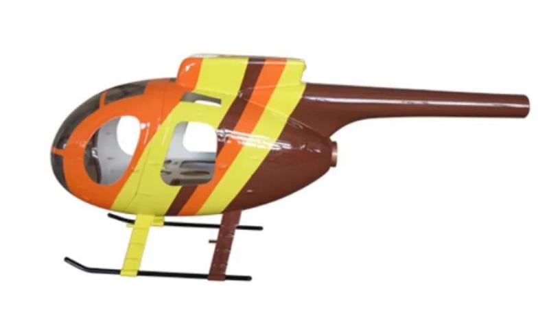 RC Helicopter MD500E 450 Pre-Painted fuselage for 450 Size Helicopters