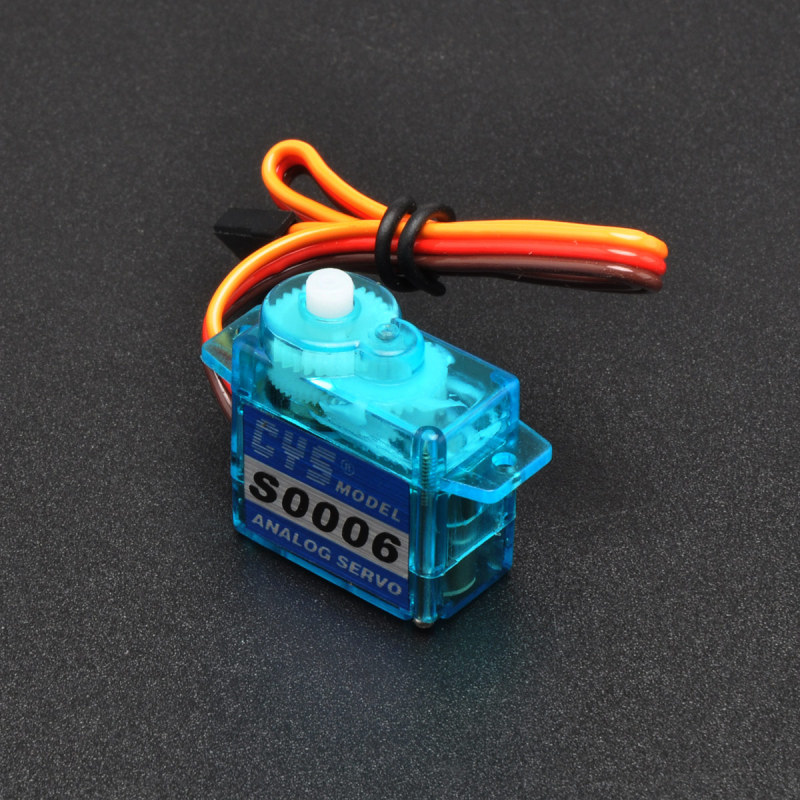 CYS-S0006 6g 21.5x11.8x22.7mm Plastic Gear Micro Servo For RC Plane Boat Car