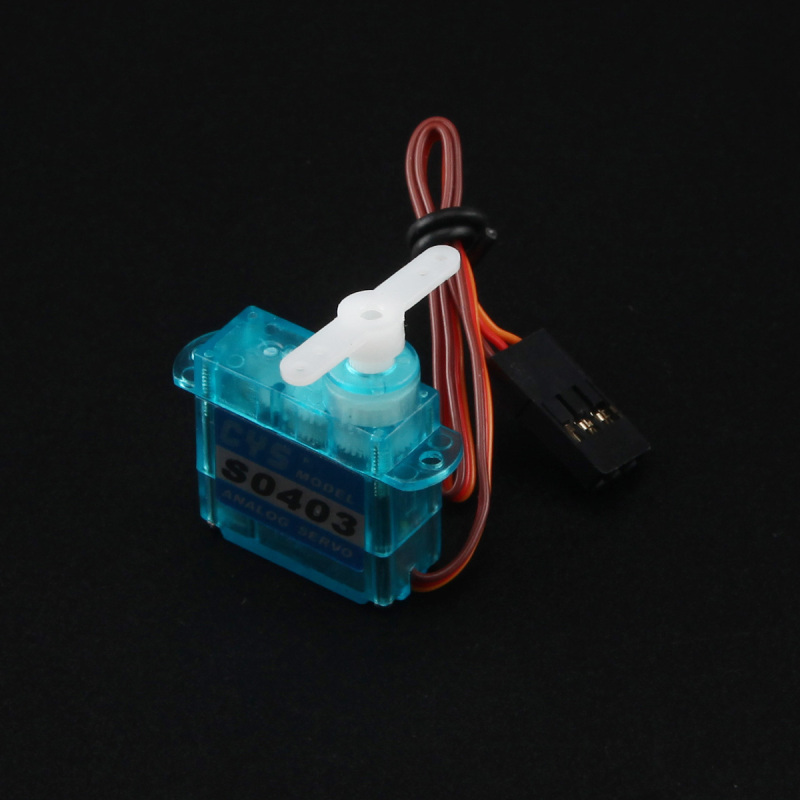 CYS-S0403 4.3g 19.8X8.4X23.3mm Plastic Gear Micro Servo For RC Plane Boat Car