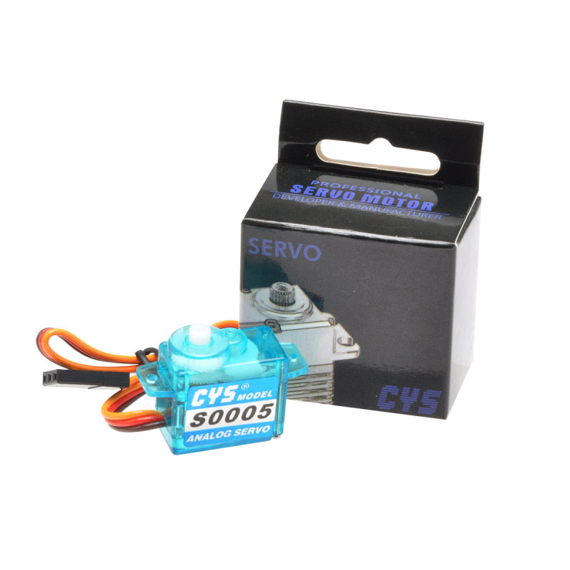 CYS-S0005 5g Gear Micro Analog Standard Servo for RC Fixed-wing Aircraft