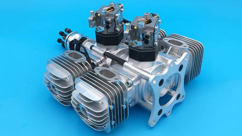 DLE120T4 four Cylinder Engine