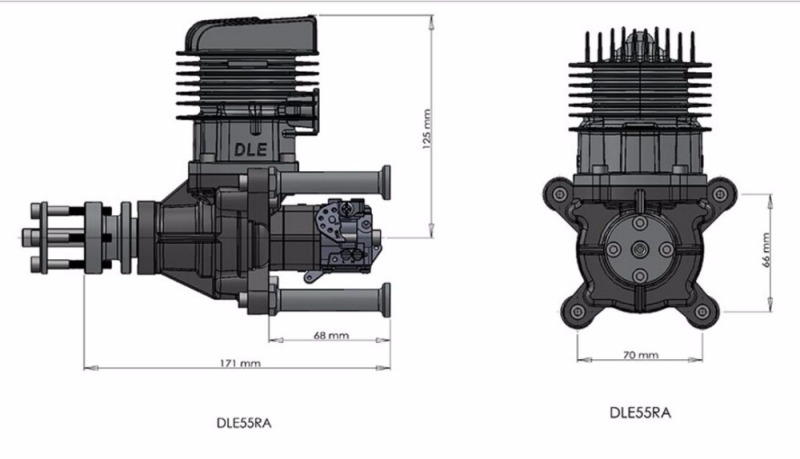 DLE-55RA Gasoline Engine