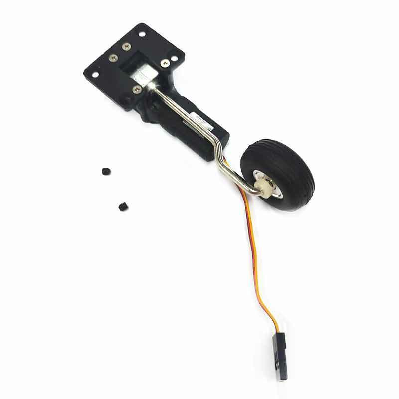 1pc Rear Electric Servoless Retracts Landing Gear w/ Wheel for 1.0m 2kg RC Plane