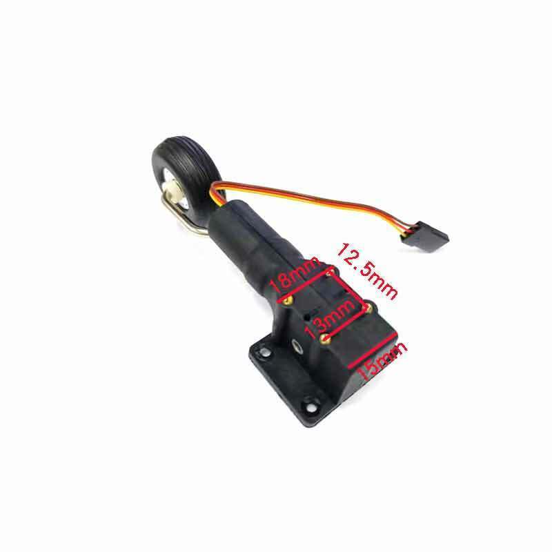 1pc Rear Electric Servoless Retracts Landing Gear w/ Wheel for 1.0m 2kg RC Plane