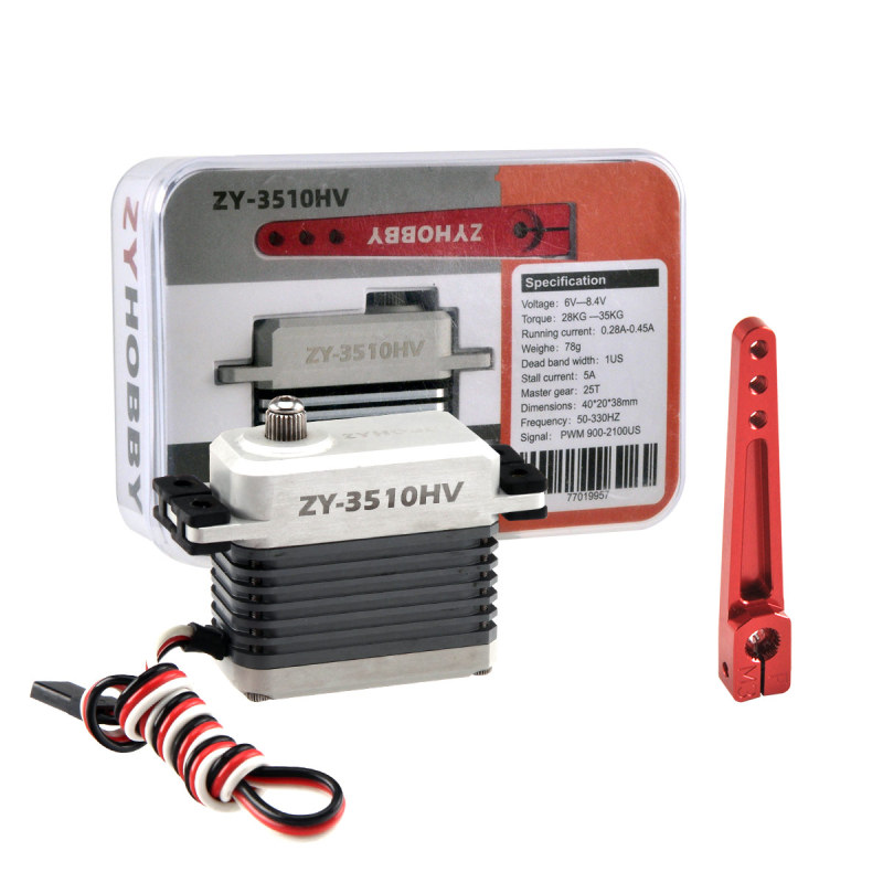 Original Digital Servo 40*20*38mm 28-35KG Torque Corelessmotor Servo for 74-91 Inch RC Aircraft