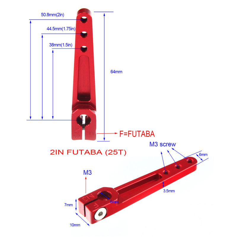 Original Digital Servo 40*20*38mm 28-35KG Torque Corelessmotor Servo for 74-91 Inch RC Aircraft