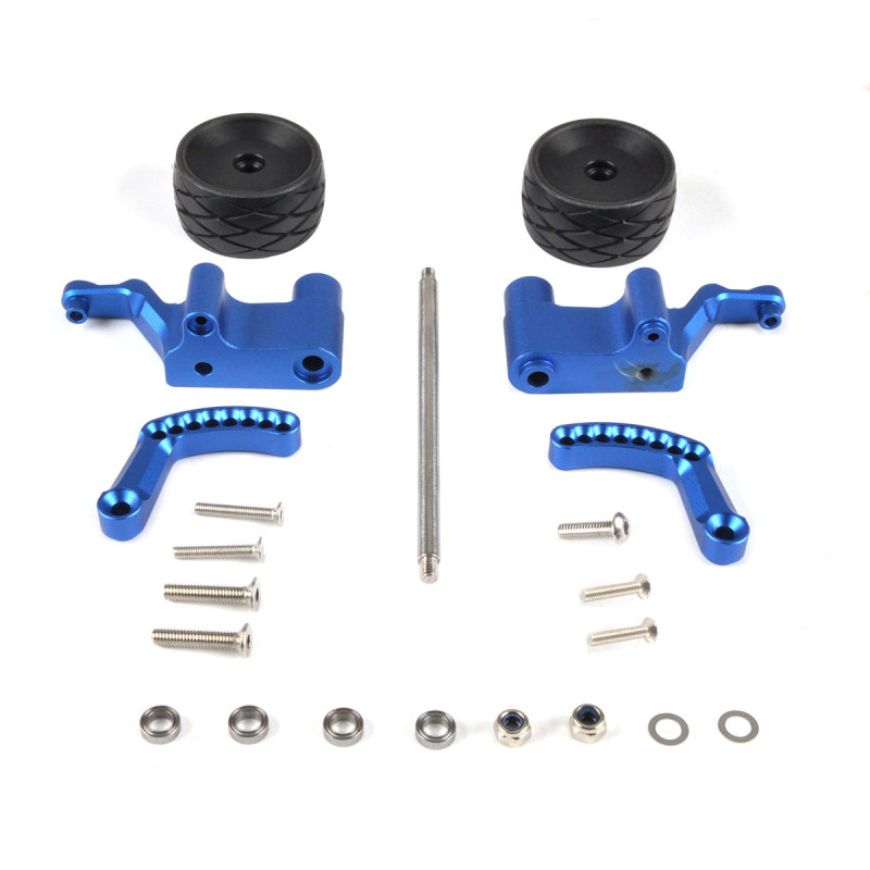 1Pc Anti Rollover Wheel TRAXXAS E-REVO 2.0 86086-4/56087-1 Multi Hole Position Adjustable Angle Rear Anti Rollover Wheel For RC