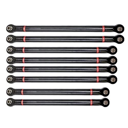 Aixal SCX10 RC Car Climbing Car 313 Wheelbase Frame Upgrading and Refitting Metal Tie Rod Suit 115MM 125MM 130MM R19 1Set