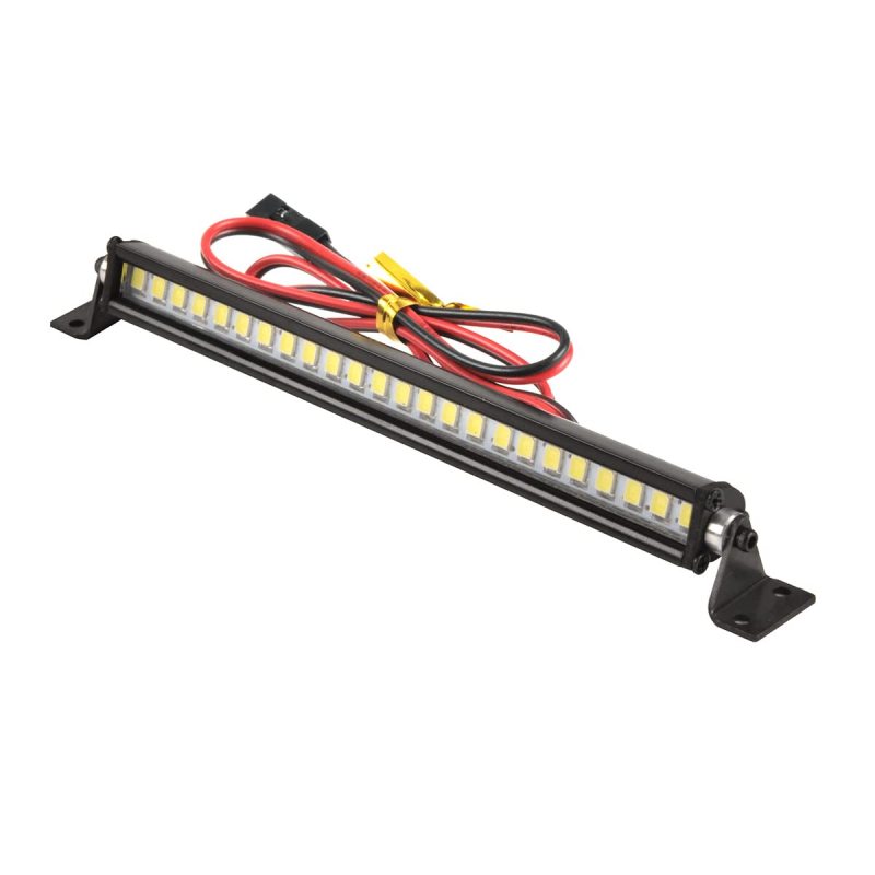 RC Car Roof LED Light Bar for 1/10 RC Crawler Axial SCX10 90046 90060 SCX24 Jeep JK Rubicon Body