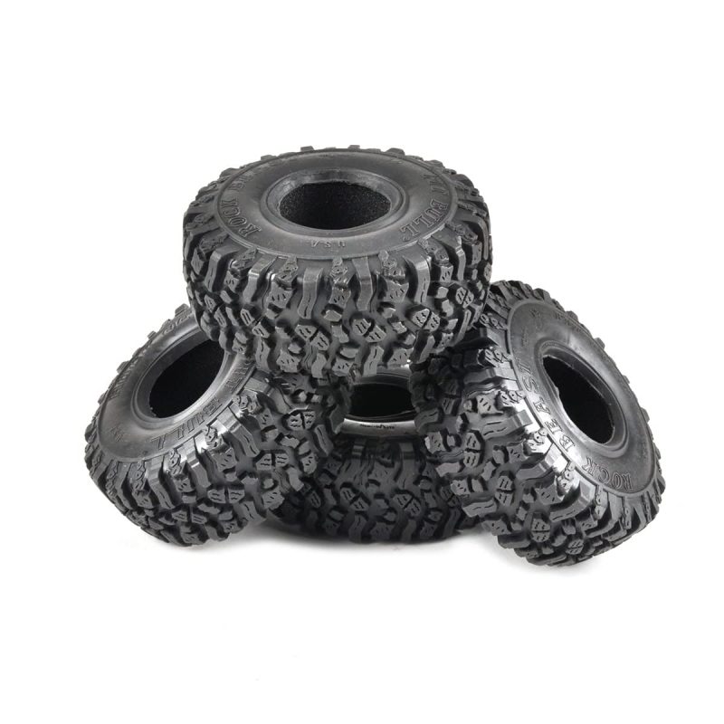 1.9&quot; Wheel Tires 4PCS for RC Car Rubber 116*42MM for 1:10 RC Crawler Car Axial SCX10 90046 AXI03007 TRX4