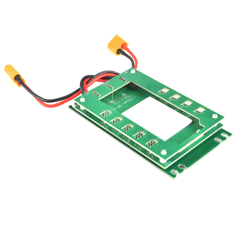 Green Mini Servo Section Board w/ Dual Power Input and Switch