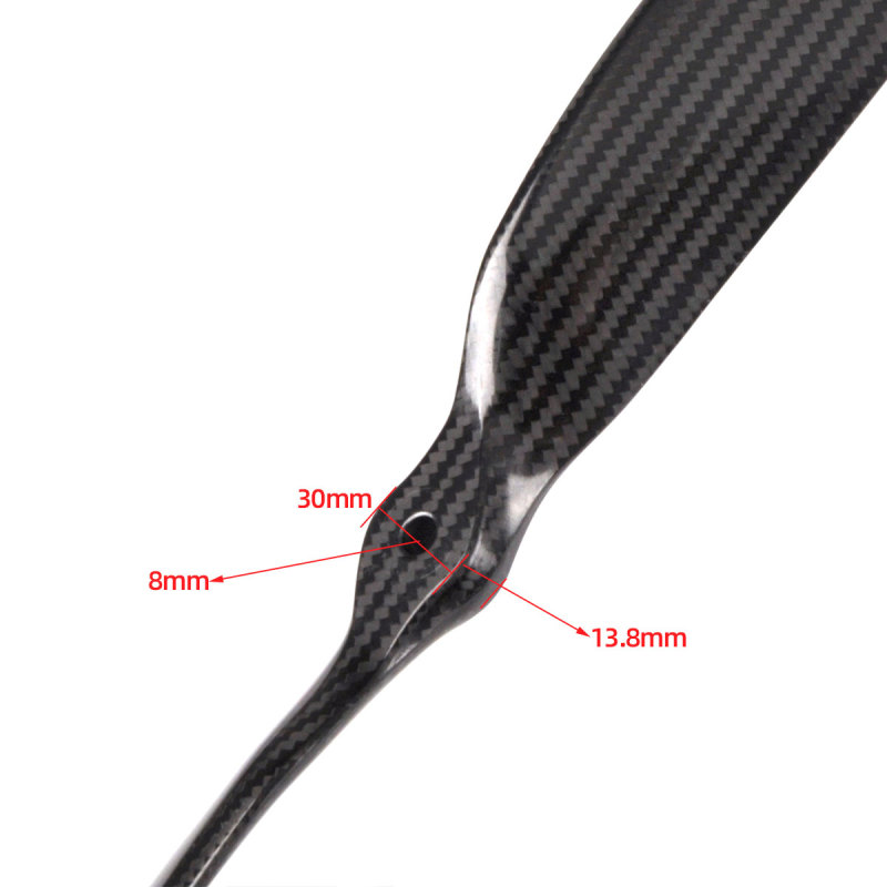 1Pair Carbon Fiber Propeller 22x20/ 22x22 for F3A RC Airplane Model