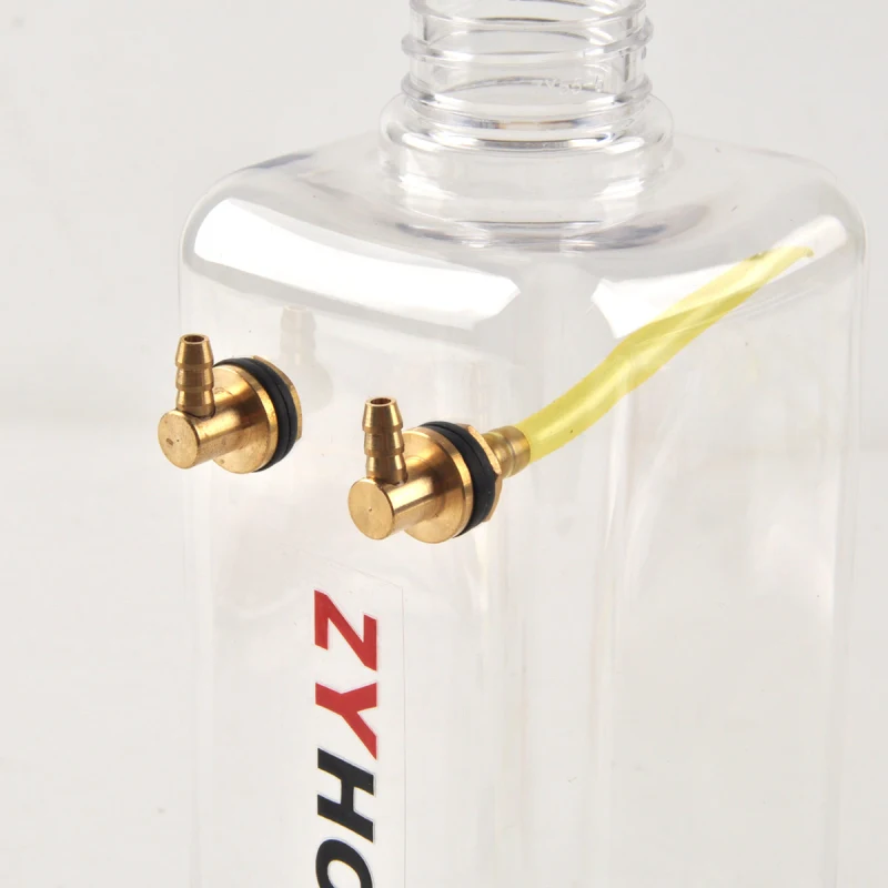 ZYHOBBY RC Fuel Tank Transparent Plastic Bottle 260/360/500/700/1000/1500 ML/CC CNC Aluminum Alloy for Gas and Nitro Airplane Model